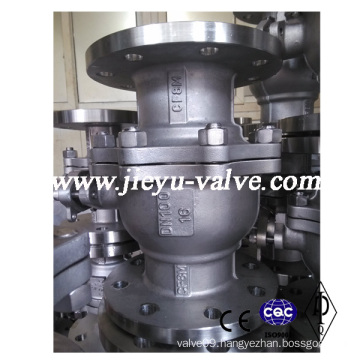 DIN Ss316/CF8m Flange Ball Valve Pn16 Dn100